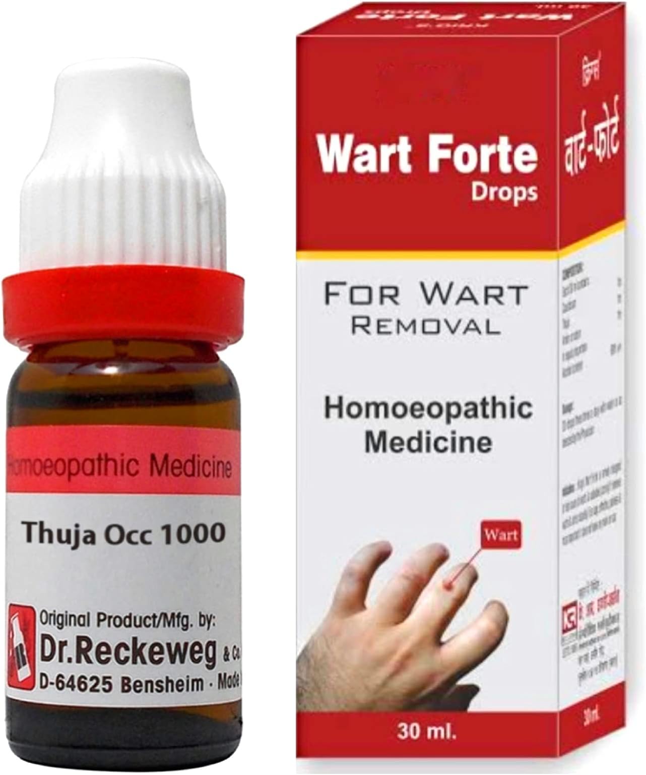 German Thuja Occidentalis 1M & Krig’s Warts Drops COMBO