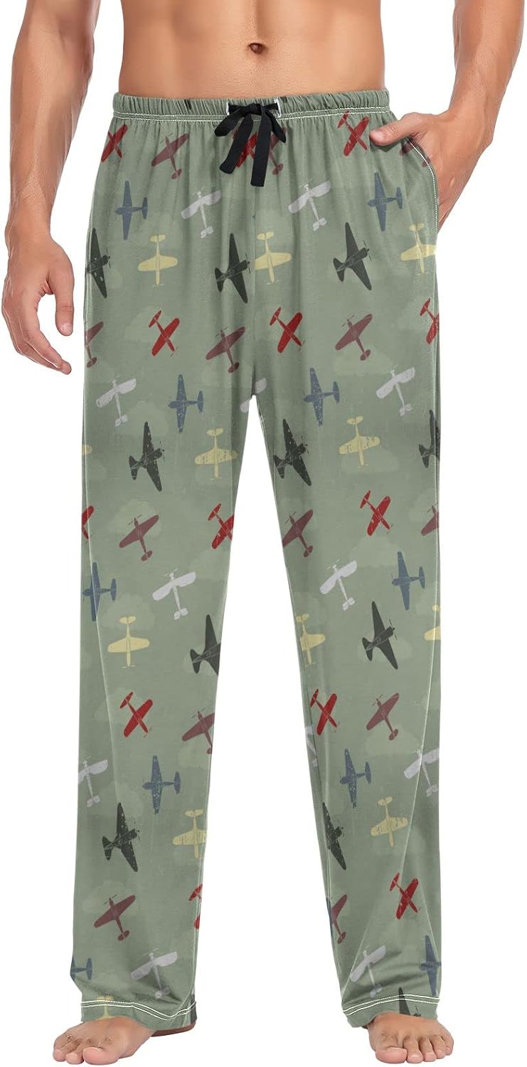 Ollabaky Pajama Pants for Men PJs Bottoms Sleep Lounge Pants with Pockets, S M L XL XXL - Image 3
