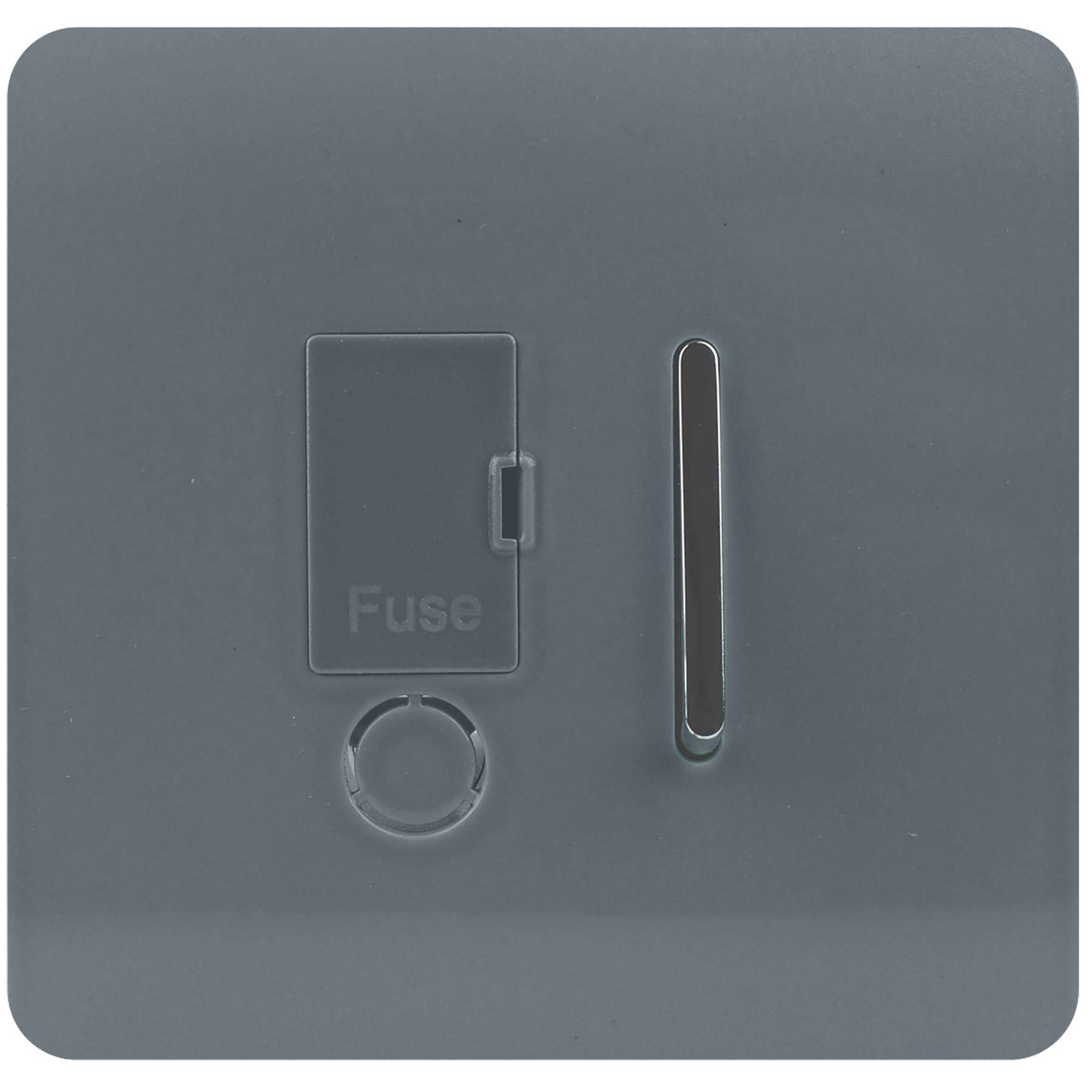 Trendi Switch - Fused Spur - 13 Amp - Grey - 13