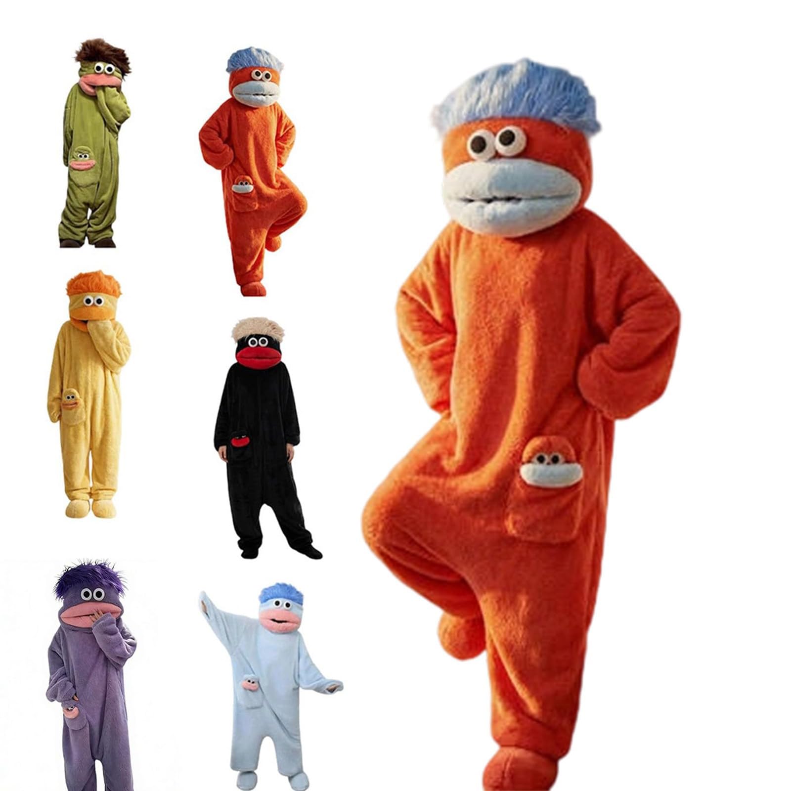Disfraz de Halloween divertido mono de monstruo tonto, para mujeres