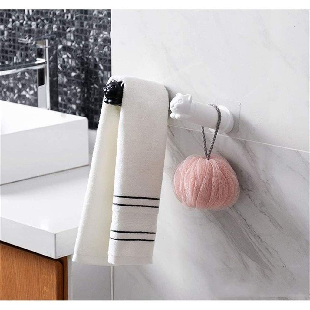 Portarrollos de Papel higiénico, Portarrollos de Papel higiénico de Pared para Gatos, Portarrollos de Papel higiénico de Polipropileno para Cocina, Colgador de Papel higiénico Adhesivo, acce