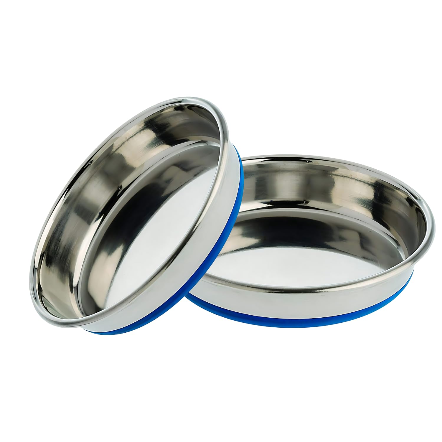 Royale Cat Dish Bowl, Anti-Skid Stainless Steel Bowls for Puppy and Cat with Blue Rubber Base, Food & Water Bowl, Dog Food Bowl, Feeding Bowl for Dogs, Cats - (200 Ml x Pack of 2) (B07YZMCZYK) Amazon Price History, Amazon Price Tracker