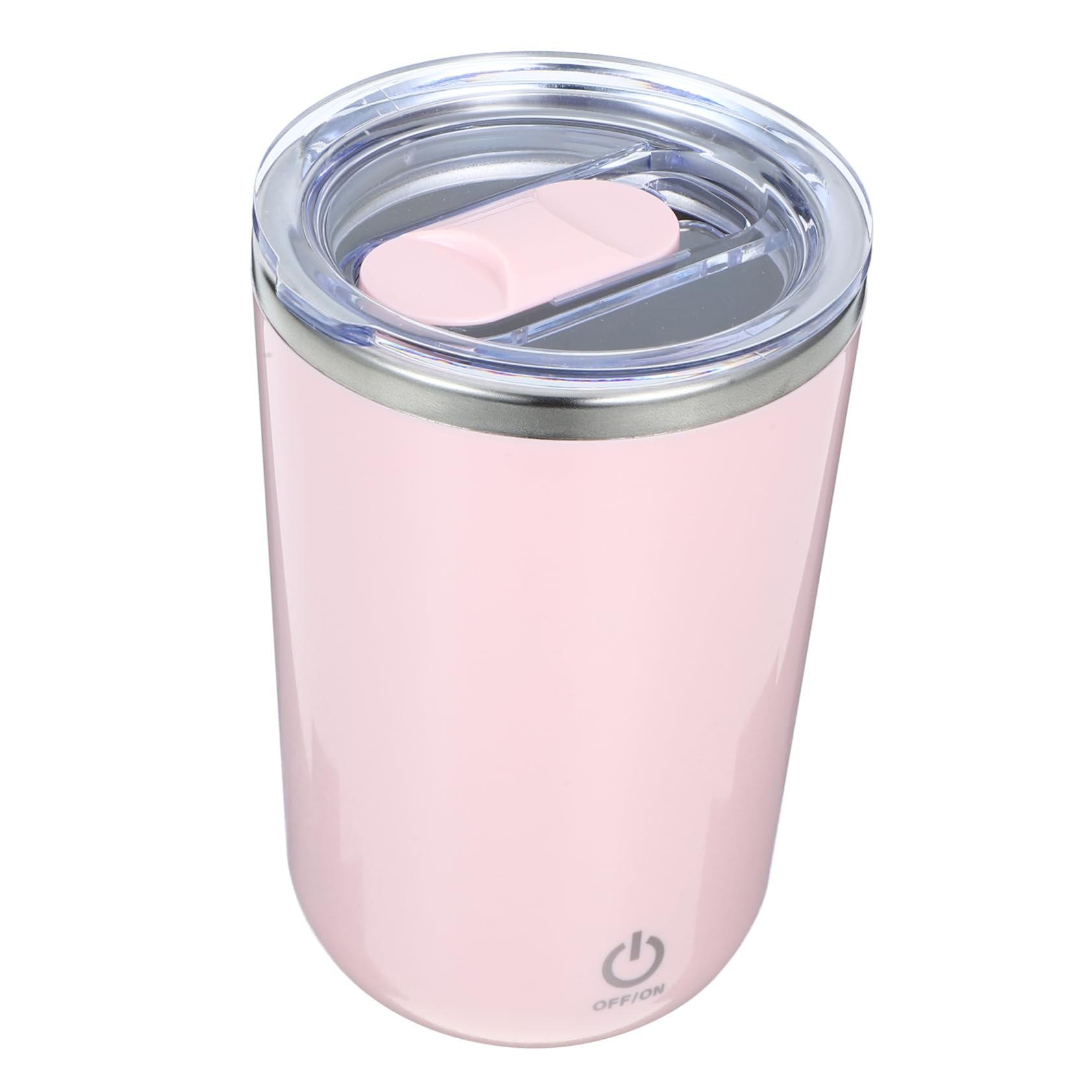 OUNONA Abs.as.silicone Mixing Cup Coffee Mug Mixer 304 Stainless Steel Espresso Cups Electric Mixing Cup Pink