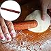Cabilock 1pc Wooden Rolling Pin for Baking Pizza Pastry Roller Tool for All Skill Levels Easy to Use Smooth