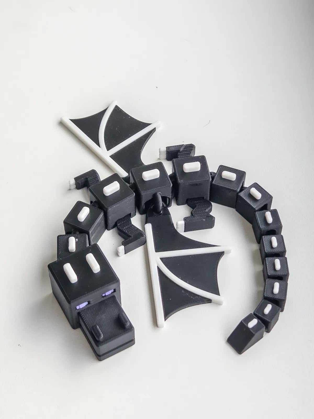 VIKSON INTERNATIONAL Articulated Ender Dragon Toy | Precision-Crafted Voxel Boss Collectible, Block-Style Gaming Desk Decor & Survival Realm Figure-picture-24