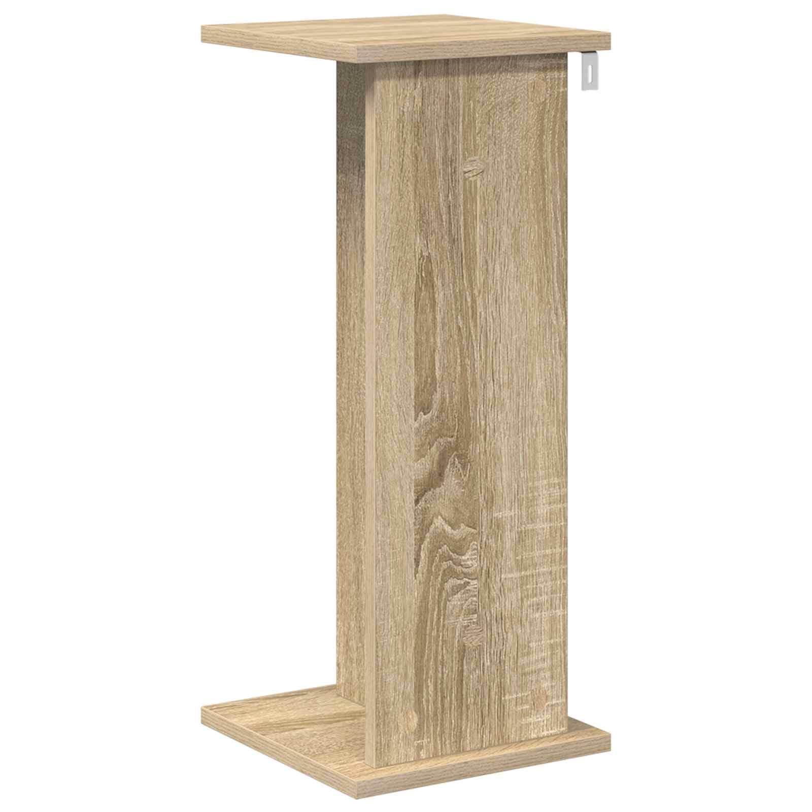 Supporto per piante, 2 pezzi, rovere Sonoma, 25 x 25,5 x 60,5 cm | legno, più livelli, design moderno, per soggiorno
