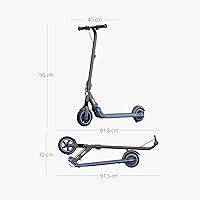 Vista 47 de Segway Ninebot eKickScooter - Electric Scooter for Kids 6-14, w/t Adjustable Handlebar Height (Only C2 Pro) for Riders up to 132 lbs, Includes New