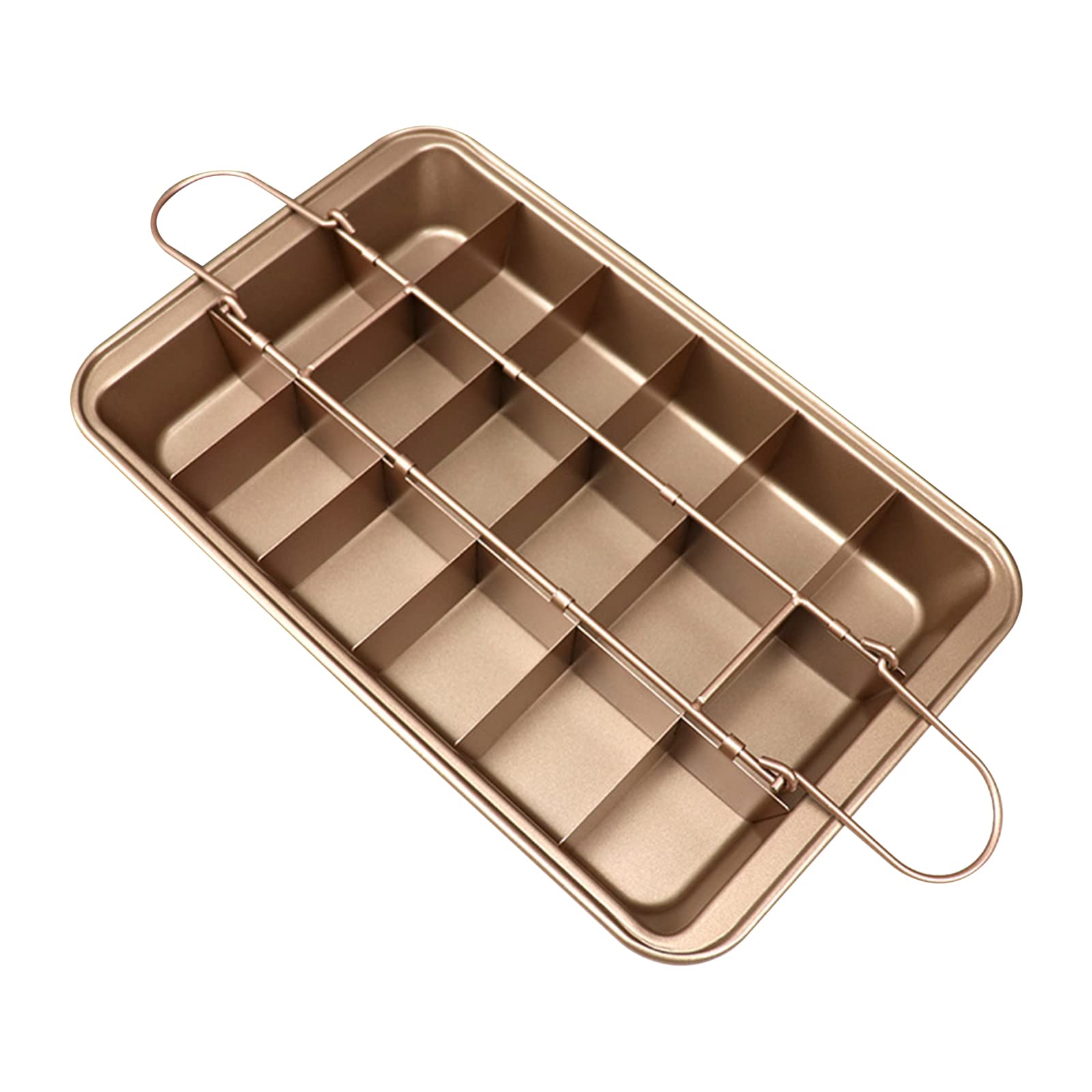 Jazuaiao 6/18 Cavity Loaf Pan Nonstick Brownie Bakeware Cake Mold Small Banana Bread Baking Tray for Home Cooking Baking Loaf Pans for Bread Christmas Holiday