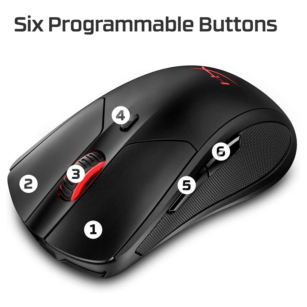 Amazon.co.jp: HyperX Pulsefire Dart RGB ワイヤレスゲーミングマウス 