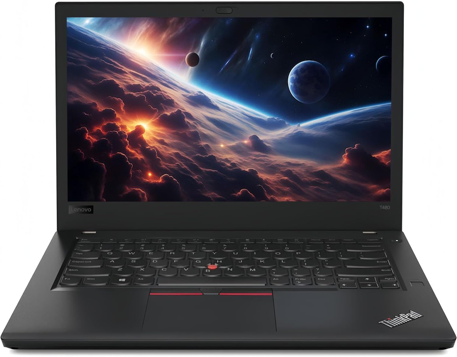 Lenovo ThinkPad T480 Business Laptop 14 Pollici FHD Notebook Intel Core i7-8650U, 8 GB RAM, 256 GB SSD, tastiera US QWERTY Windows 11 Pro (ricondizionato)