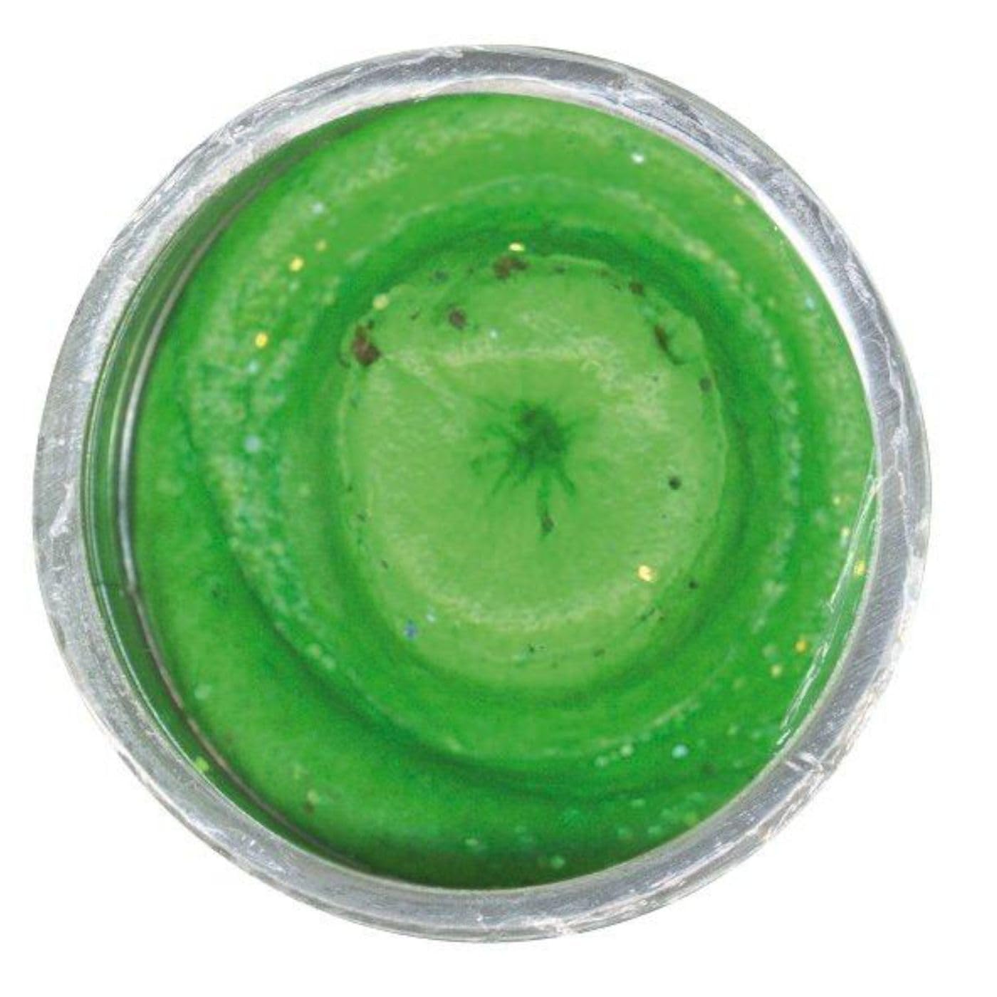 Berkley PowerBait - Pasta para trucha con purpurina y brillantina, sin plástico, bote de 50 g, color verde primavera