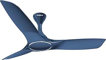 Havells 1200Mm Stealth Air Energy Saving Ceiling Fan (4 stars, Indigo Blue, Pack Of 1)