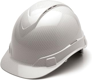 Pyramex Ridgeline Cap Style Hard Hat, 4-Point Ratchet, Vented