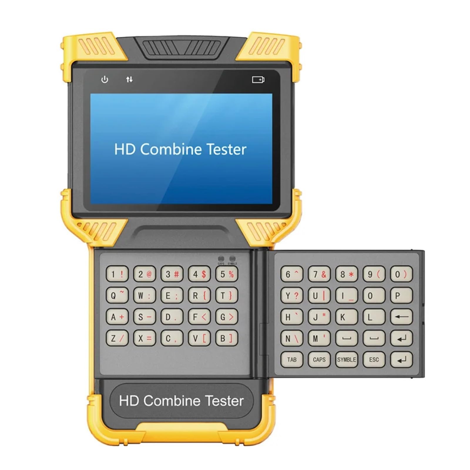 Qzcx Giallo Cctv Tester， Free Professional Cctv Tester Monitor H.264/ H.265/ 4K 1080P Ip Analog Camera Tester 4.0 Inch Hd Combine Tester Dt-T70/T71 Hd, Fast Testing(Dt-T71)