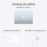 Apple MacBook Air 13 inch Laptop with M4 chip: Designed for Apple Intelligence, 13.6-inch Liquid Retina Display, 16GB Unified Memory, 512GB SSD Storage; Silver; FR - 6