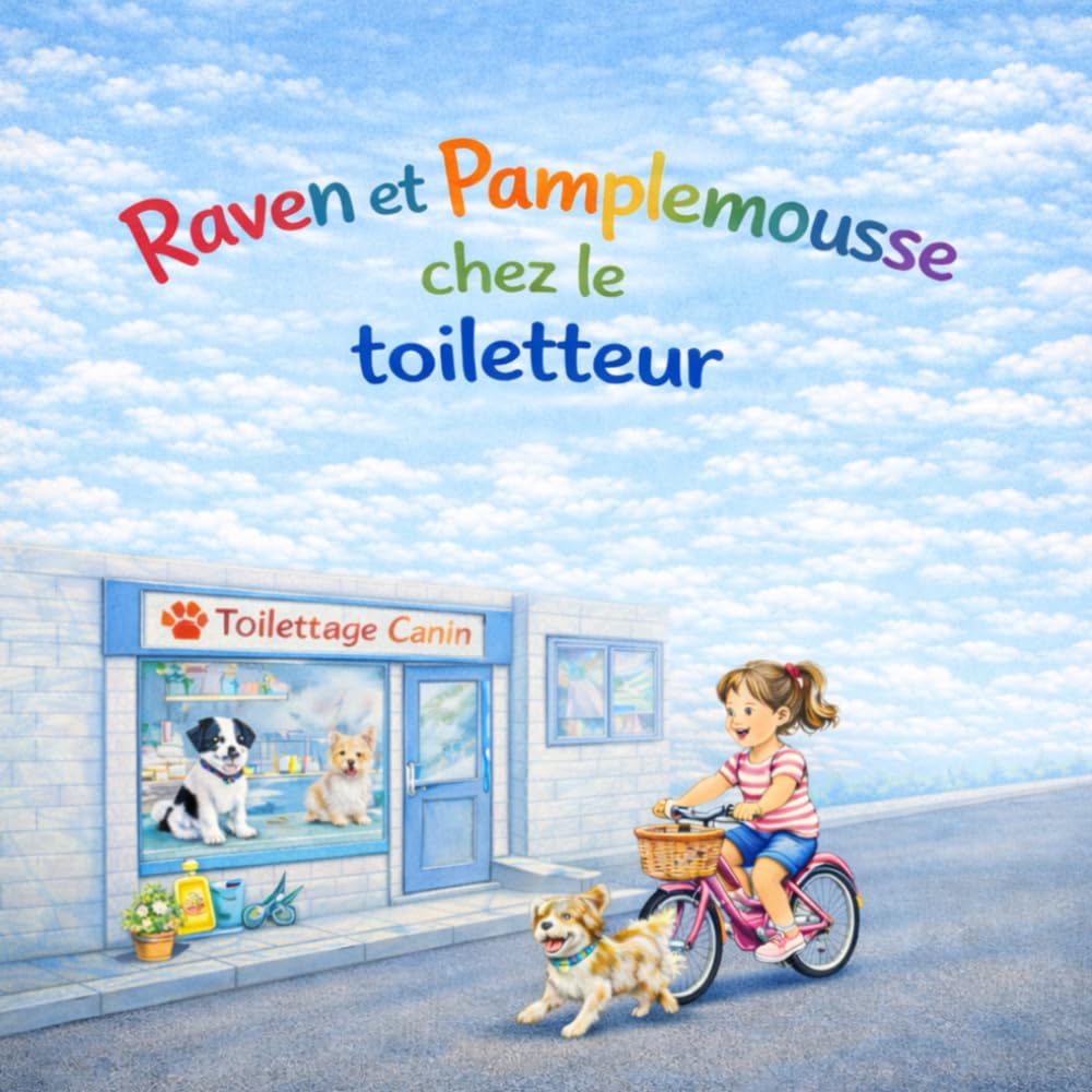 Raven et Pamplemousse chez le toiletteur