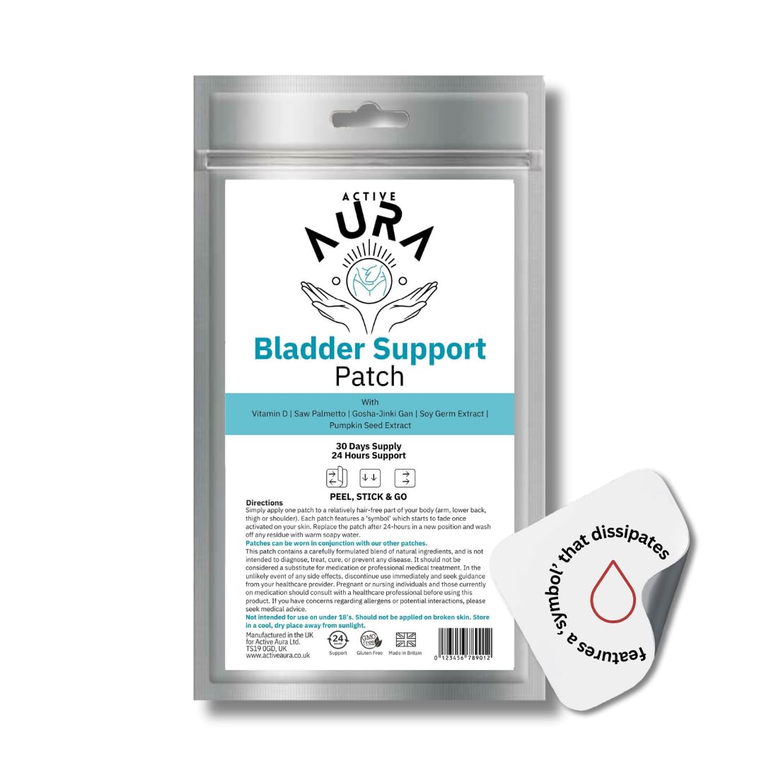 Bladder Patch - Bladder Support - Bladder & Urinary Function for Men & Women