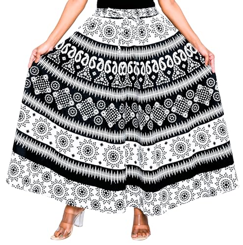 Image of Premium Cotton Skirt for Women with Pocket, Free Size