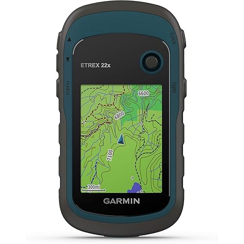 Garmin 010-02256-00 eTrex 22x, Rugged Handheld GPS Navigator, Black/Navy