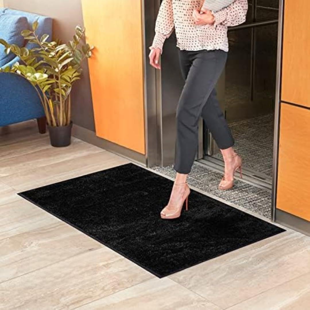 Consolidated Plastics Ultimate Mat - Made in USA, Commercial Grade Business Entrance Mats for High-Traffic Areas, Non-Slip Rubber Back (24" x 35",