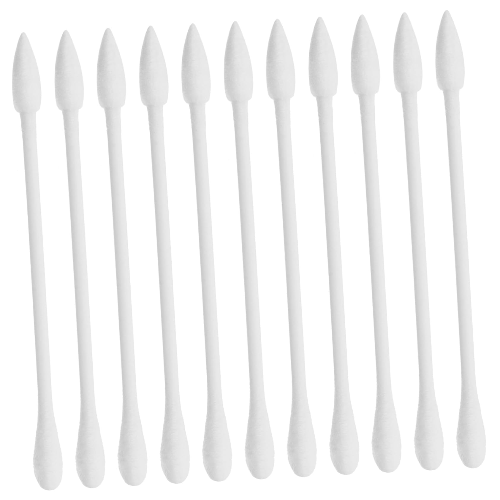 VICASKY Disposable Cotton Sticks 30 Pack Double Pointed Facial Cotton Pads Travel Size Swabs Easy to Use for All Ages