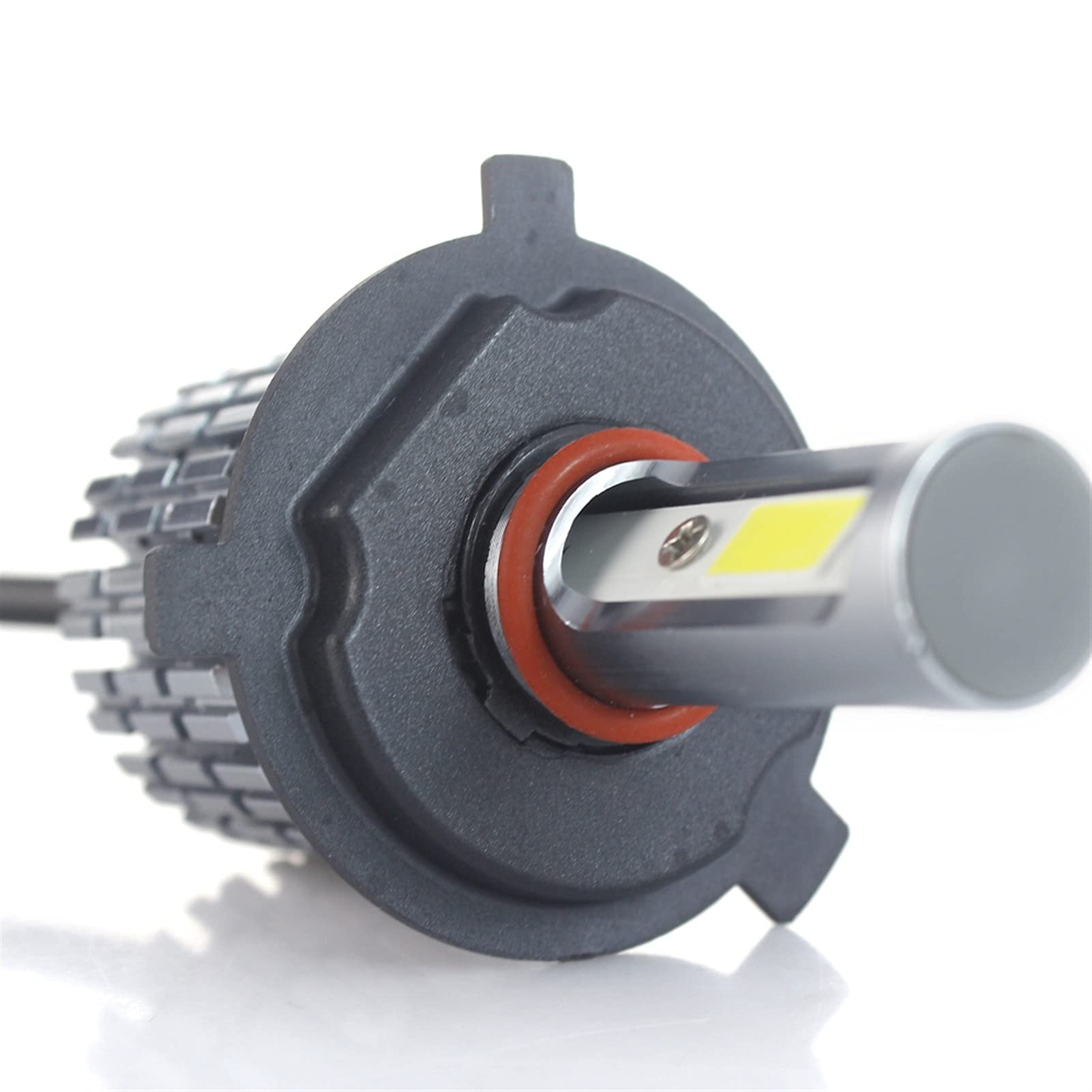 Żarówka ledowa LED H4 reflektor motocyklowy Hi Lo H4 Żarówki LED 30W 4000LM głowy zestaw do konwersji jazdy światła silnikowe 6000K biały