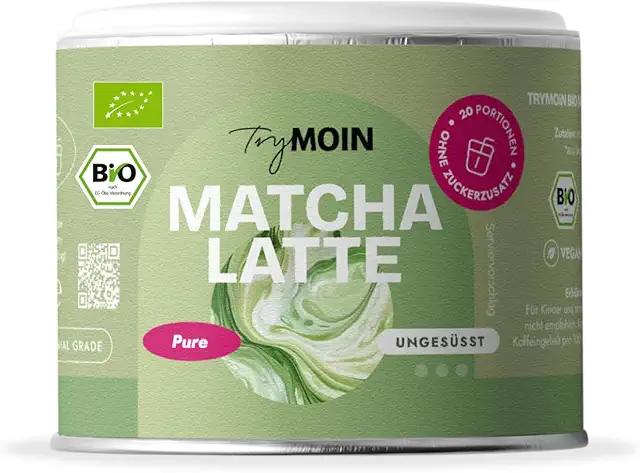 Bio Ceremonial Grade Matcha Pulver aus Japan - Für Matcha Latte & Tee - 20 Portionen