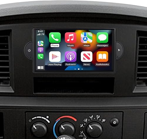Miniatura 9 de ASURE Radio estéreo para coche con Carplay Android Auto para Dodge RAM Chrysler 300 Jeep Grand Cherokee Compass 2006 2007 2008 Specail coches, 3