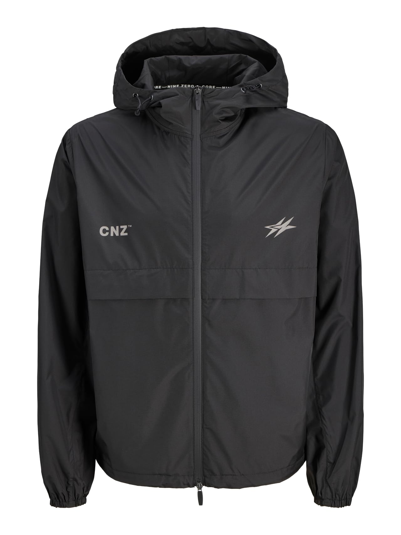 JACK & JONES Men's Jcocnz Paris Windbreaker Jacket Noos, Black, M, black, M