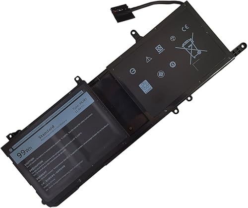 9NJM1 11.4V 99Wh 01D82 44T2R HF250 MG2YH 0546FF 546FF 0HF250 Reemplazo de batería para portátil Dell Alienware 15 R3 R4 17 R4 R5 ALW17C-D1738 D1748