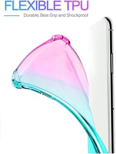 Miniatura 5 de Funda para Galaxy Note 8, para Samsung Note 8, transparente lindo degradado delgado antiarañazos flexible TPU funda a prueba de golpes para Samsung