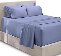 Vista 46 de Hearth & Harbor Sábanas de bolsillo extra profundas, se adapta a colchones de 18 a 24 pulgadas de profundidad, juego de sábanas de bolsillo extra