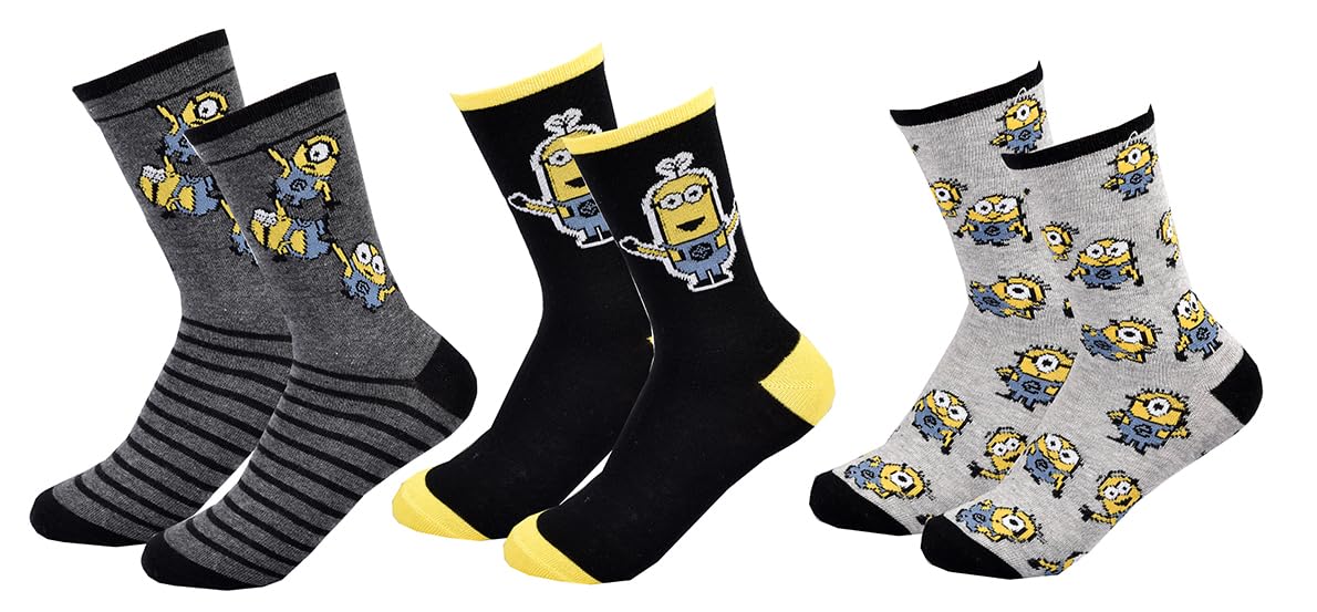 10 paires de chaussettes Personnage de dessin animé de dessin animé