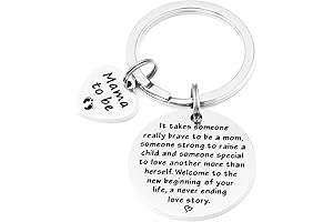 Heartfelt Keychain: A Cherished Keepsake for New Mothers