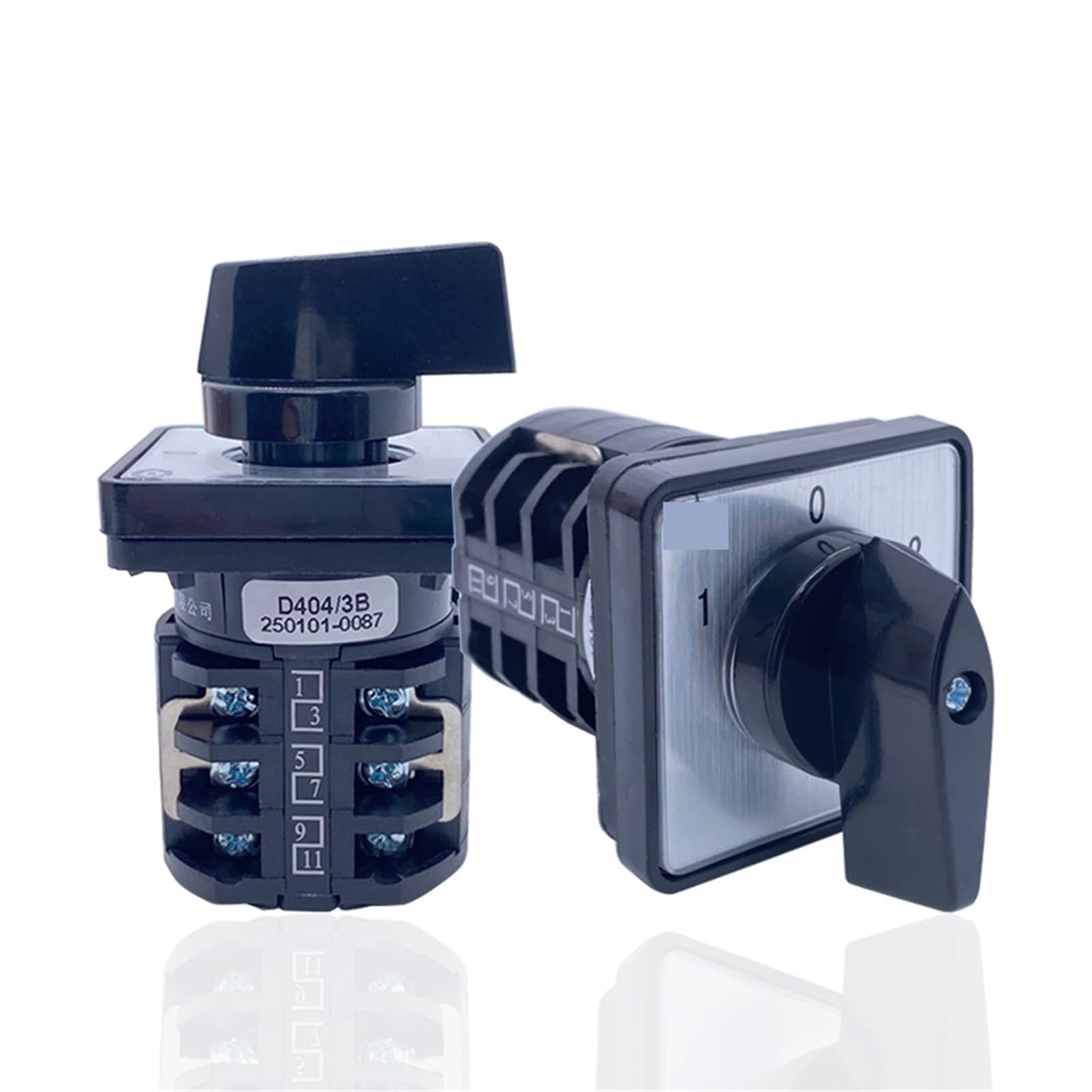 Interruptor de leva LW8-10D404/3B monofásico 10A control de motor 220V 5