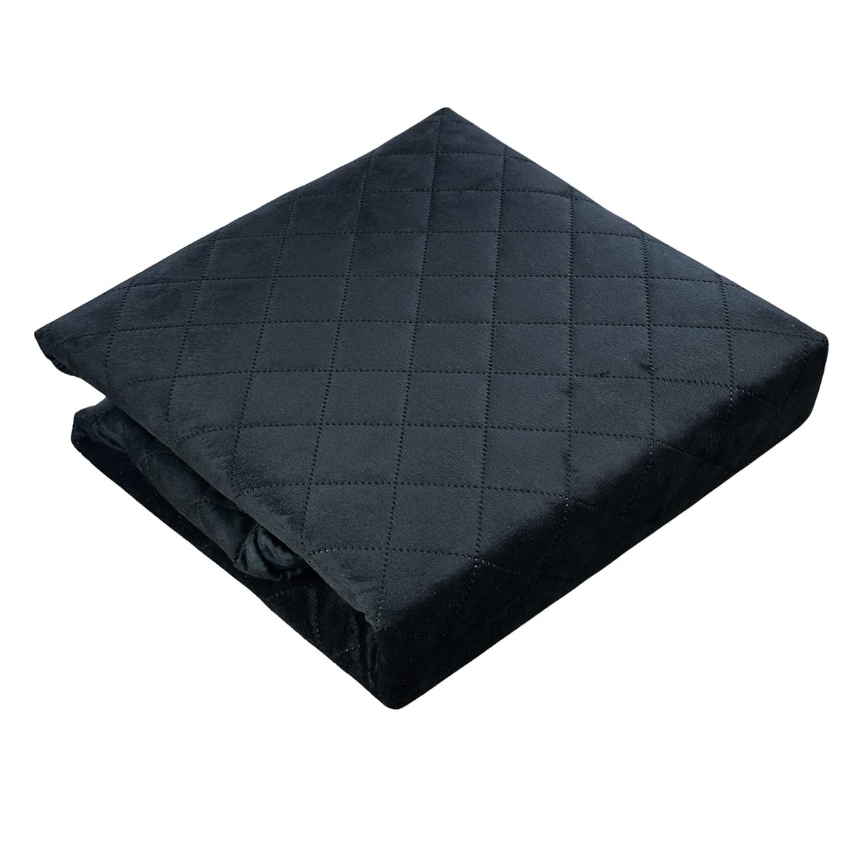 Euromat Sprei, quilt, bedsprei, gewatteerde sprei met 2 kussenslopen 40 x 40 cm, zwart-fluweel, amarante, 180 x 220 cm