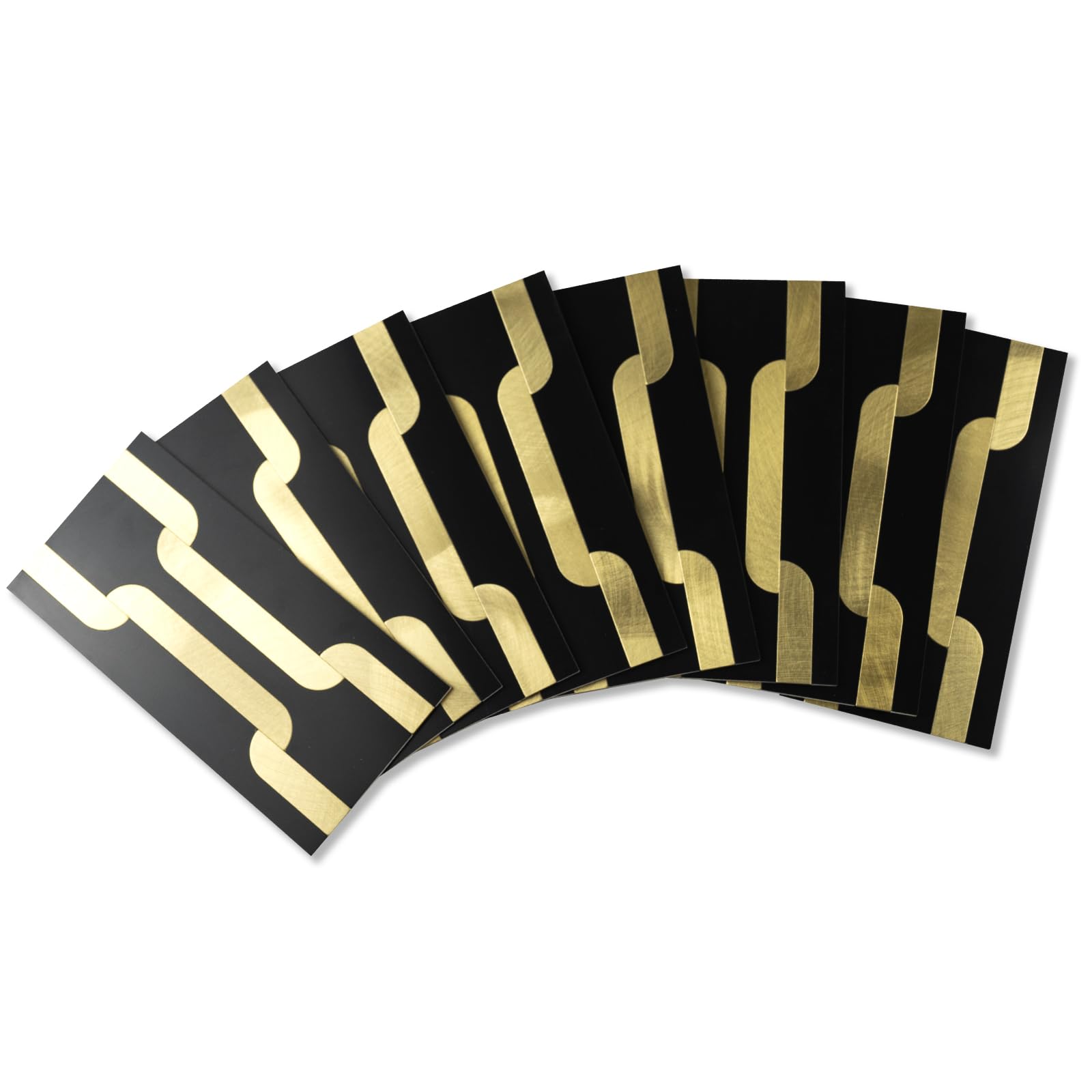 Photo 1 of Yipscazo Peel and Stick backsplash 3 x 6 Inches 3D PVC Composite Wall Tile Stick on Backsplash Tile for Kitchen Bathroom, Laundry Room, Fireplace(Black with Gold, 100 Pieces)