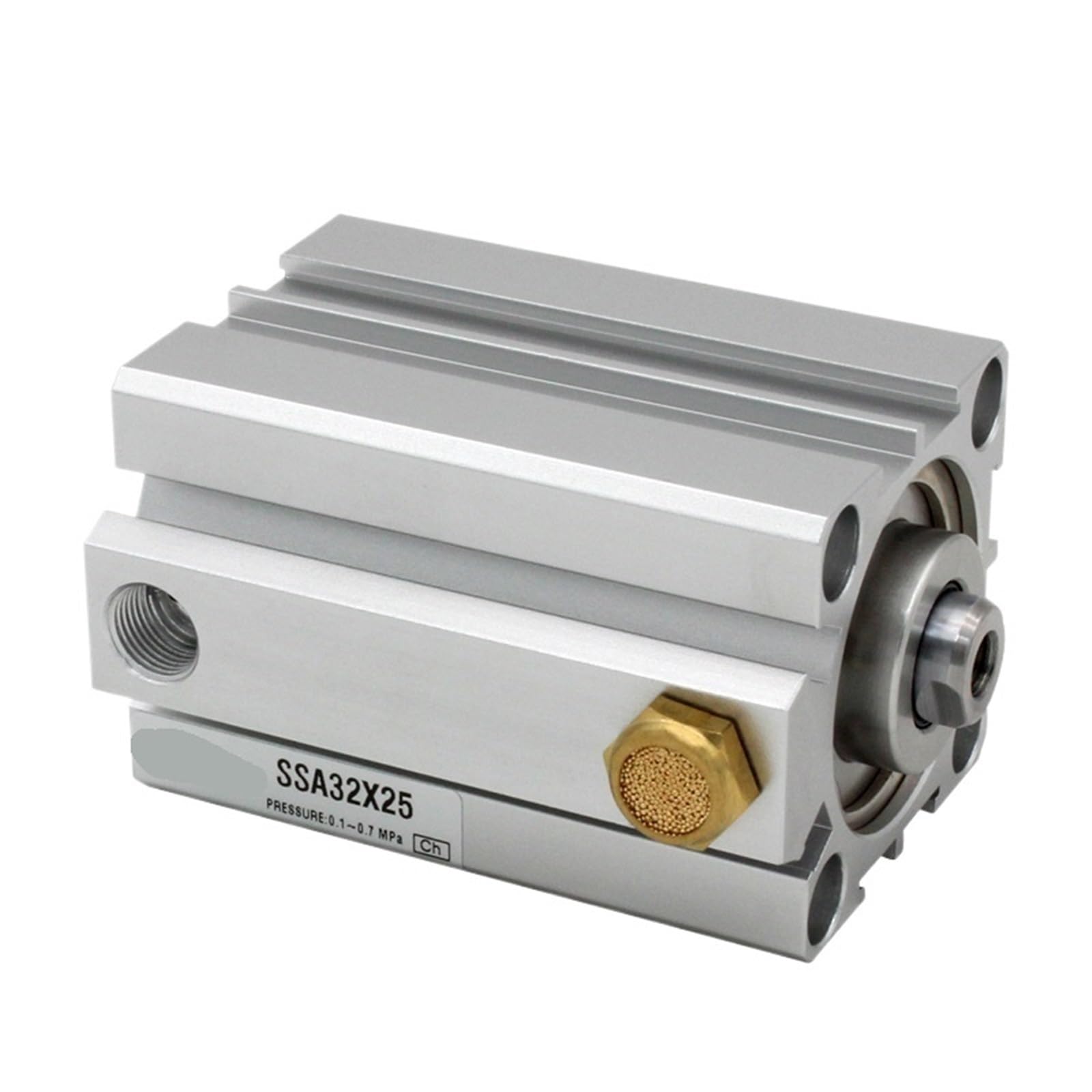 Vérin compact simple effet anti-fuite SSA50X20 pour ligne de tri