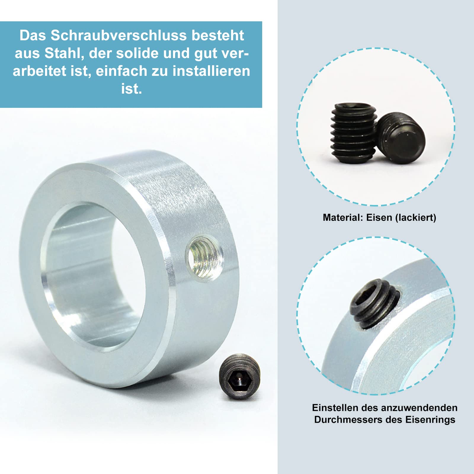 Krick 50495 Anelli Di Regolazione Con Diametro Interno Di 4 Mm - Foto 4