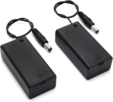 Gikfun 9v Battery Holder with ON/Off Switch for Arduino (Pack of 2PCS) EK2107x2
