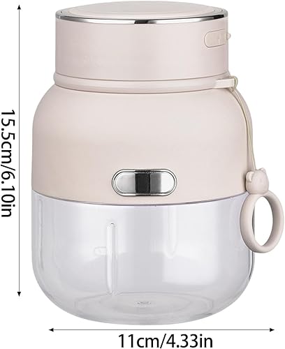 Miniatura 4 de Licuadoras portátiles, recargables por USB de 34 onzas con tapa a prueba de fugas, para batidosjugos, ideal para viajes, gimnasio, oficina y cocina