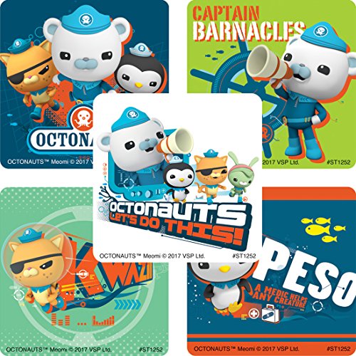 SmileMakers Octonauts Stickers - Prizes 100 per Pack