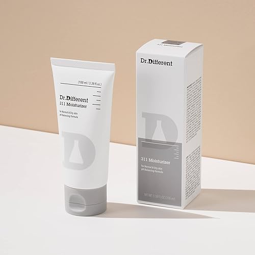 Miniatura 3 de Dr.Different 311 Hidratante de 3.4fl oz (3.38 onzas) - Crema hidratante facial de cerámica para piel seca, hidratante hipoalergénica y barrera de la
