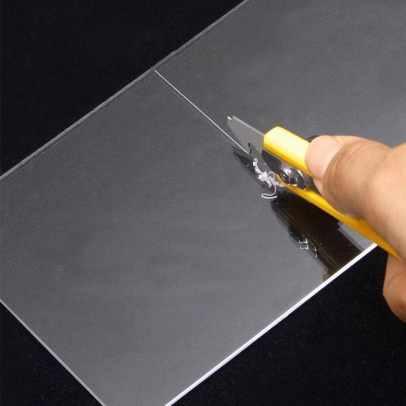 VELTRIX - Acrylic Hook Cutter Knife for Plastic & Fiber Sheets with 2 Extra Blades – Durable Craft Utility Tool for DIY, Art & Sheet Cutting (Multi-Colour)