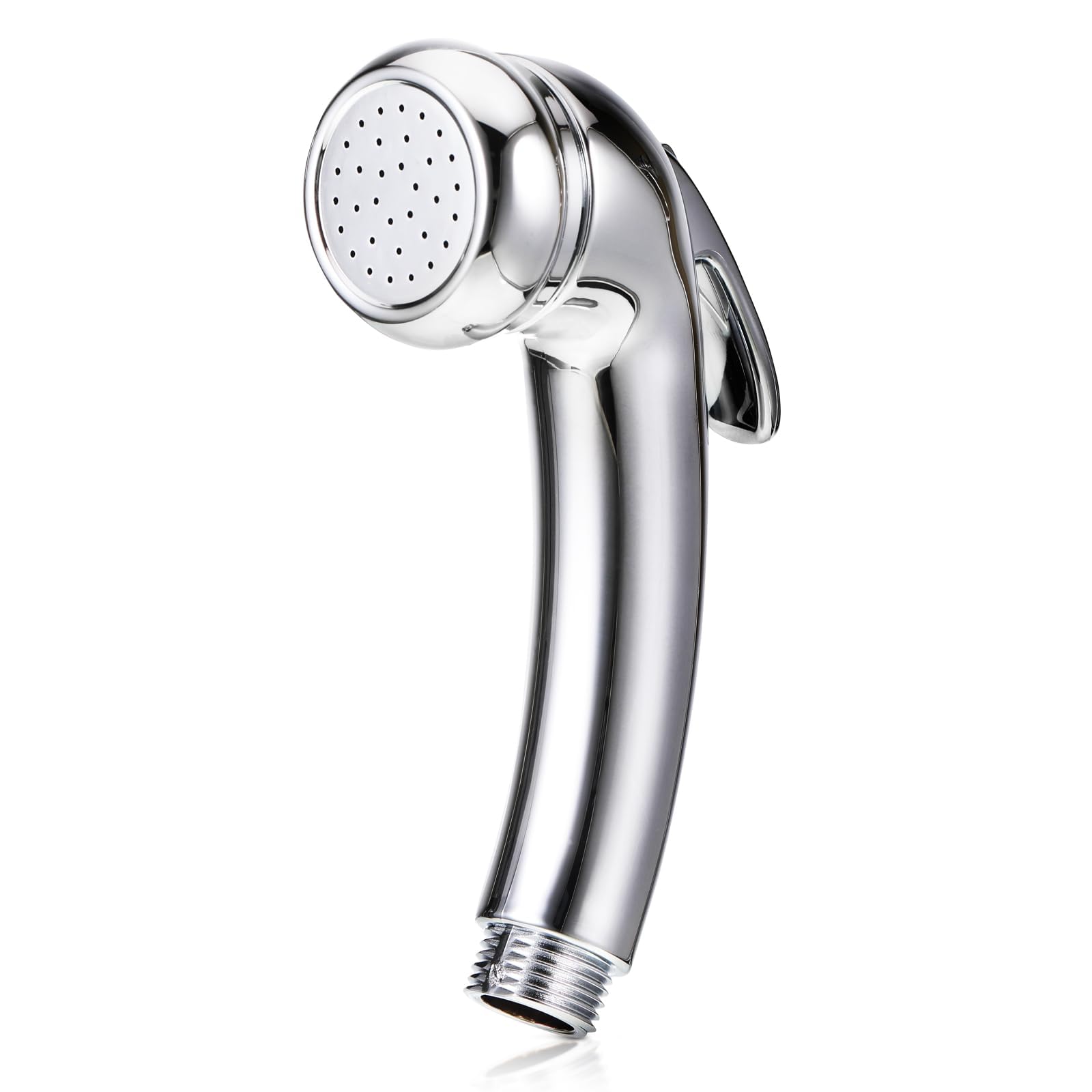 Hochdruck-Duschkopf Mit 1/2" Gewinde & Ein/Aus-Taste - Verchromt, Für Badewanne & Haustierwäsche