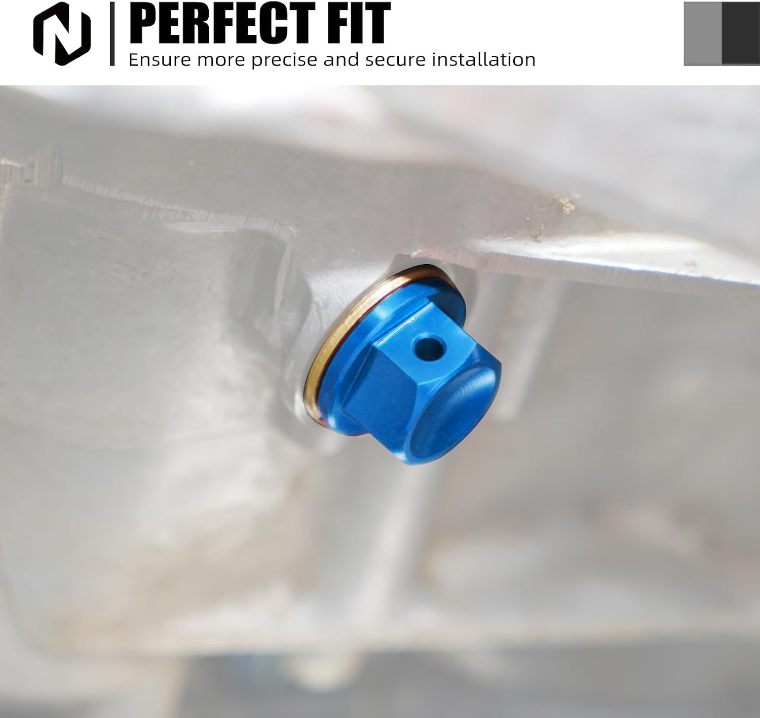 NICECNC Blue M12 x 1.5 Magnetic Oil Drain Plug Bolt Dirt/Street Bike Compatible with Honda XR650L 1993-2021, CR125 CR250 CR480 CR500 CR125R CR250R, CBR400R 500R 600RR CBR1000RR,See Fitment