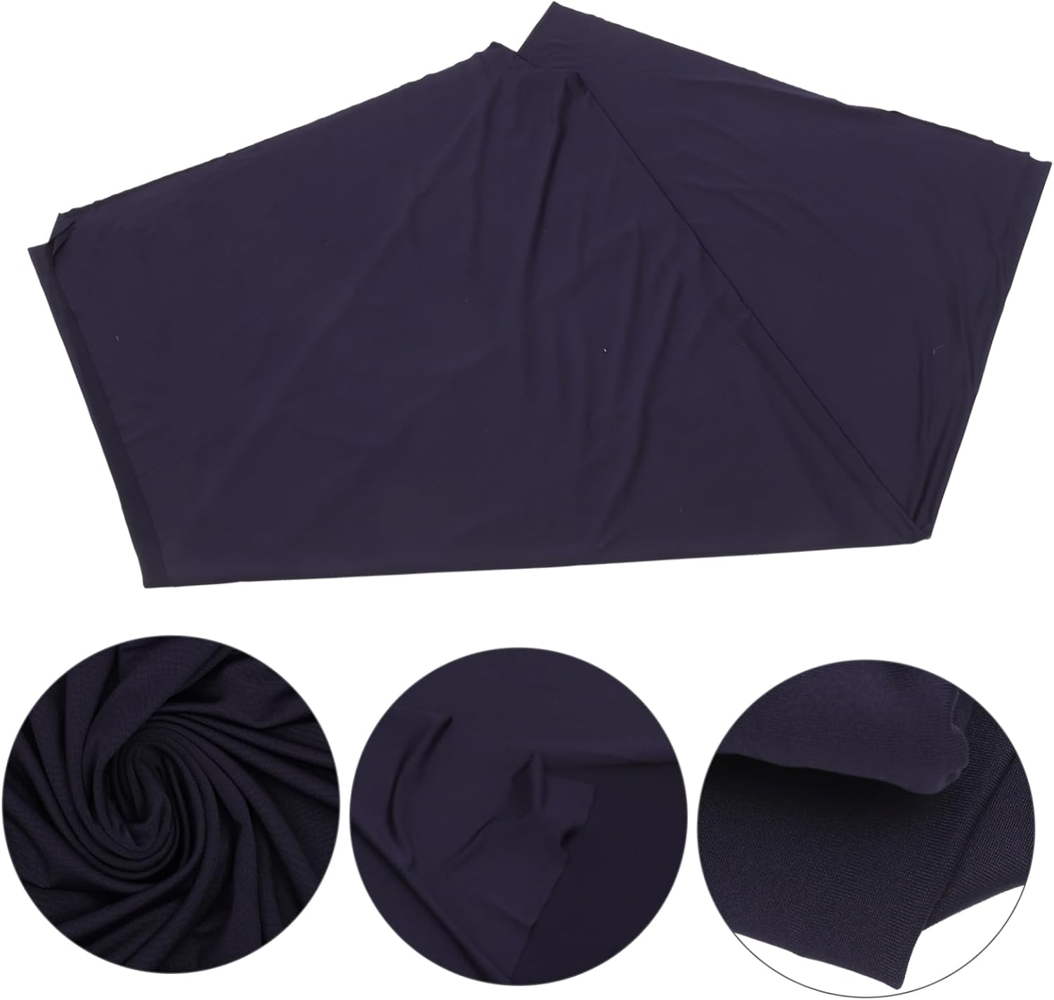 Fitted Stretch Table Cover for Folding Tables Elastic Tablecloth Wrinkle and Stain Resistant for Parties Weddings and Events