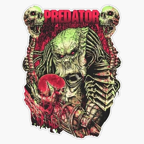 Predator Art - Calcomanía de vinilo para parachoques (5 pulgadas)
