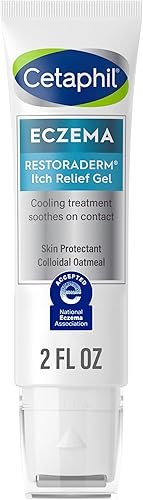 CETAPHIL ECZEMA RESTORADERM Itch Relief Gel, For Eczema Prone Skin, 2 fl oz, Instantly Soothes, 12 Hour Itch Relief, 0.5% Skin Protectant Colloidal