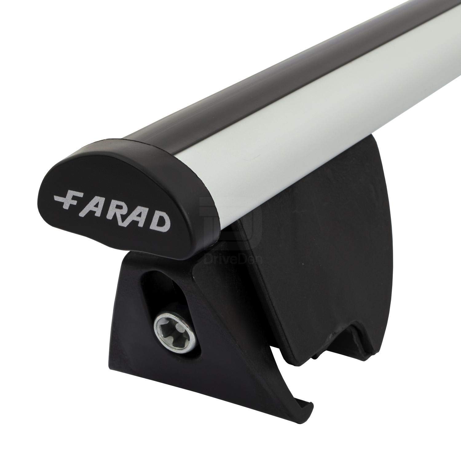 Barre portatutto FARAD HILO + ALU compatibili con PEUGEOT 5008 dal 2017 in poi con corrimani bassi railing integrati